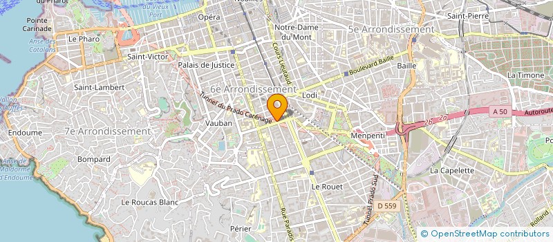 localisation de l'entreprise IRONOVA à MARSEILLE
