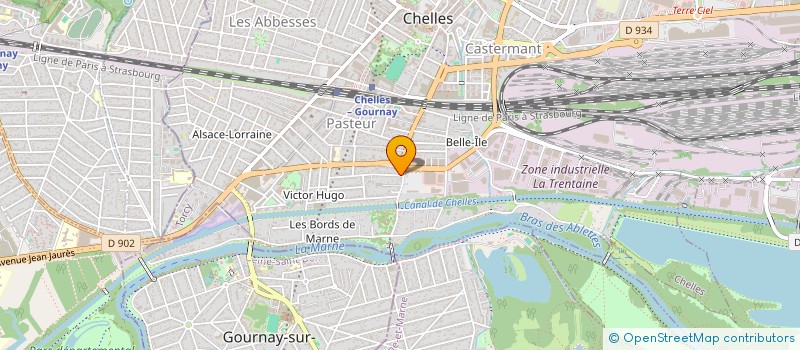 localisation de l'entreprise IROQWAI CAFE  CHELLES