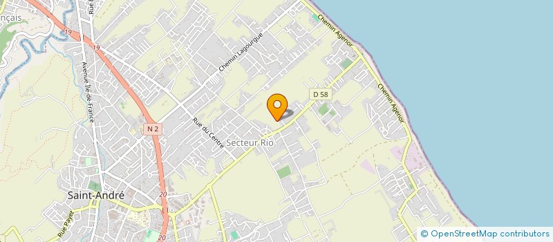 localisation de l'entreprise IRORI IMMO à SAINT-ANDRE