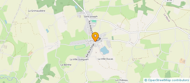 localisation de l'entreprise IROS IMMO à LE MENE