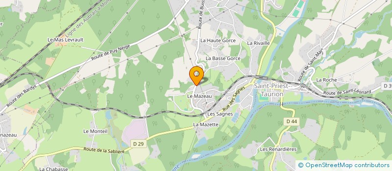 localisation de l'entreprise IROSEB  SAINT-PRIEST-TAURION