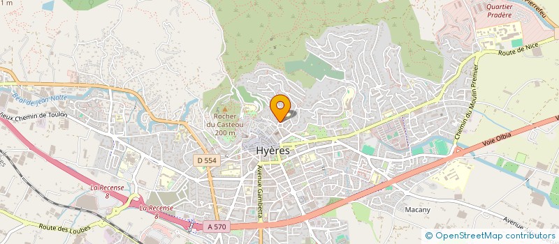 localisation de l'entreprise IROTEX à HYERES