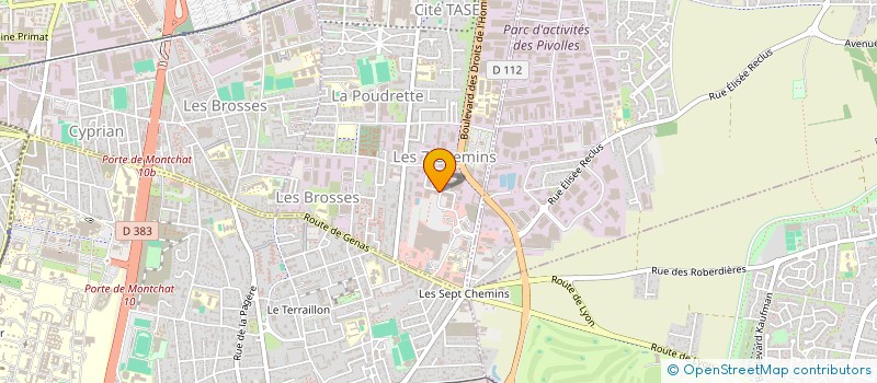 localisation de l'entreprise IRP ACADEMY  VAULX-EN-VELIN