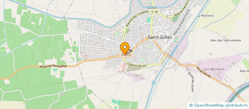 localisation de l'entreprise IRP FACADES  SAINT-GILLES