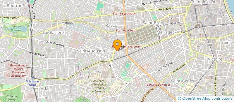 localisation de l'entreprise IRP LINK à BORDEAUX