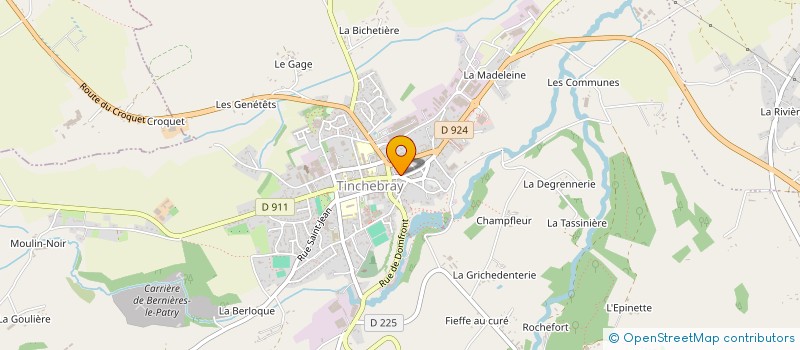 localisation de l'entreprise IRPA à TINCHEBRAY-BOCAGE