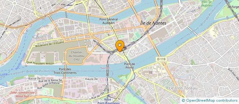 localisation de l'entreprise IRPEX à NANTES