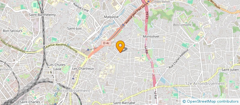 localisation de l'entreprise IRPHIL à MARSEILLE
