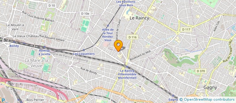 localisation de l'entreprise IRPM à VILLEMOMBLE