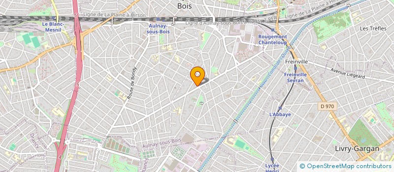 localisation de l'entreprise IRRA-CONSEIL à AULNAY-SOUS-BOIS