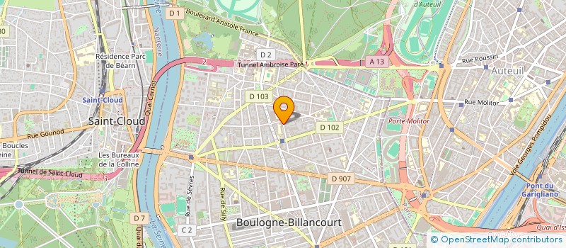 localisation de l'entreprise IRRESISTIBLE CARS à BOULOGNE-BILLANCOURT