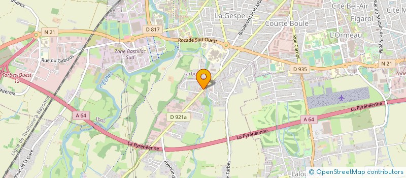 localisation de l'entreprise IRRI PYRENEES  ODOS