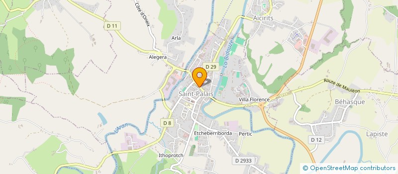 localisation de l'entreprise IRRIA  SAINT-PALAIS