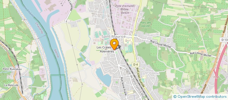 localisation de l'entreprise IRRIGATION LOUZE ET GLAY  SAINT MAURICE L'EXIL