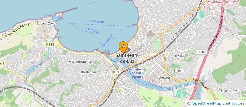 localisation de l'entreprise IRRINO à SAINT-JEAN-DE-LUZ