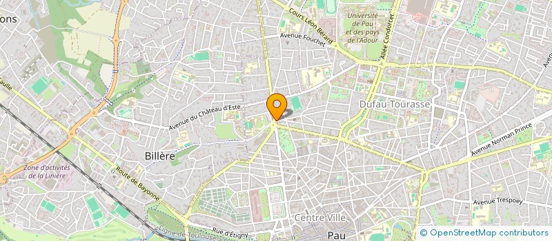 localisation de l'entreprise IRRINTZINA à PAU