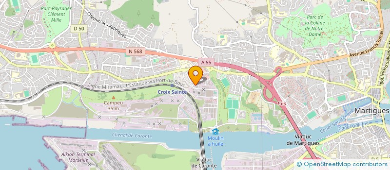 localisation de l'entreprise IRRIPRO FRANCE  MARTIGUES