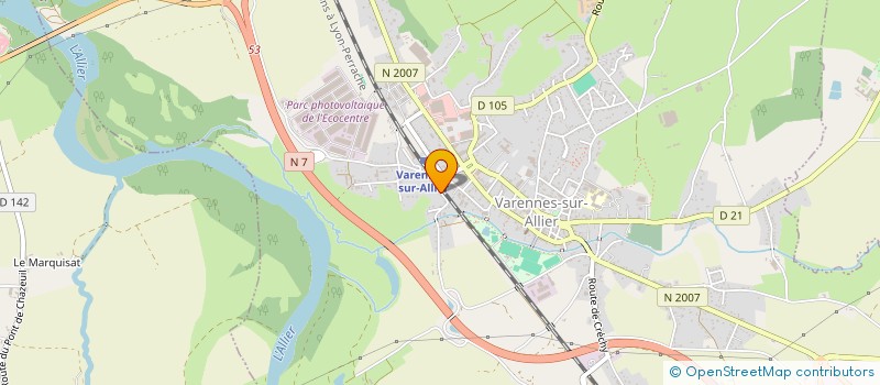 localisation de l'entreprise IRRIVAL à VARENNES-SUR-ALLIER