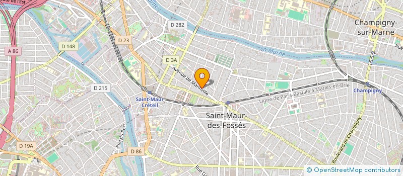 localisation de l'entreprise IRS à SAINT-MAUR-DES-FOSSES