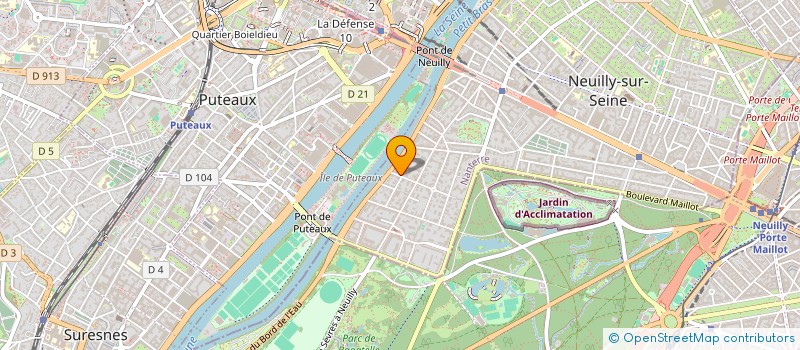 localisation de l'entreprise IRS CONSULTING à NEUILLY-SUR-SEINE
