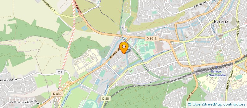 localisation de l'entreprise IRSC à EVREUX