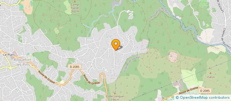 localisation de l'entreprise IRSCENT à ROQUEFORT-LES-PINS