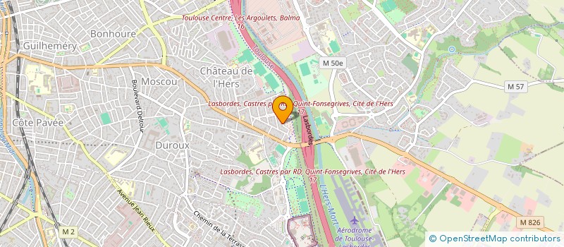 localisation de l'entreprise IRSOFTWARE à TOULOUSE