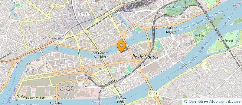 localisation de l'entreprise IRSS à NANTES