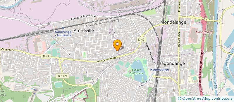 localisation de l'entreprise IRT  AMNEVILLE