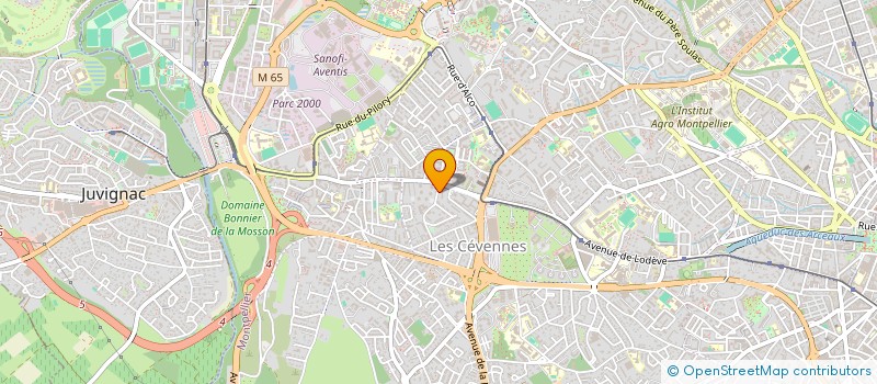 localisation de l'entreprise IRT INFORMATIQUE à MONTPELLIER