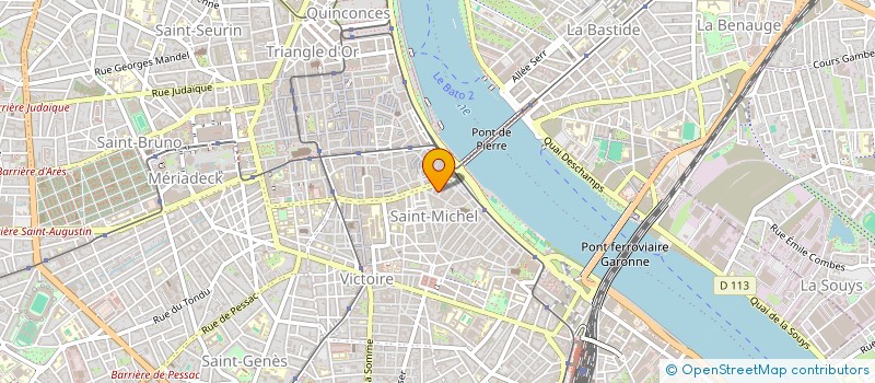 localisation de l'entreprise IRTG  BORDEAUX