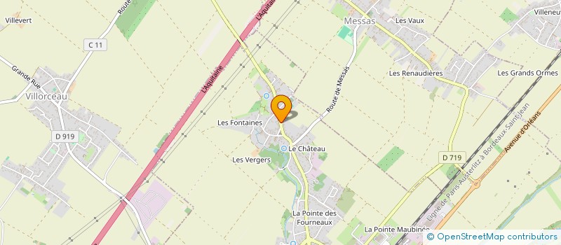 localisation de l'entreprise IRTP à BEAUGENCY