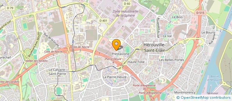 localisation de l'entreprise IRTS NORMANDIE-CAEN ARRFIS à HEROUVILLE-SAINT-CLAIR