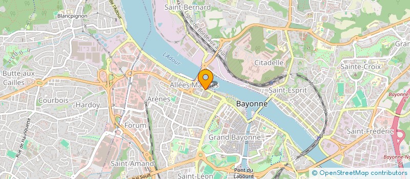 localisation de l'entreprise IRUBELA HOLDING à BAYONNE
