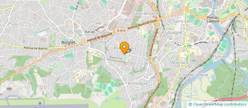 localisation de l'entreprise IRUDIGI IMMO à BAYONNE