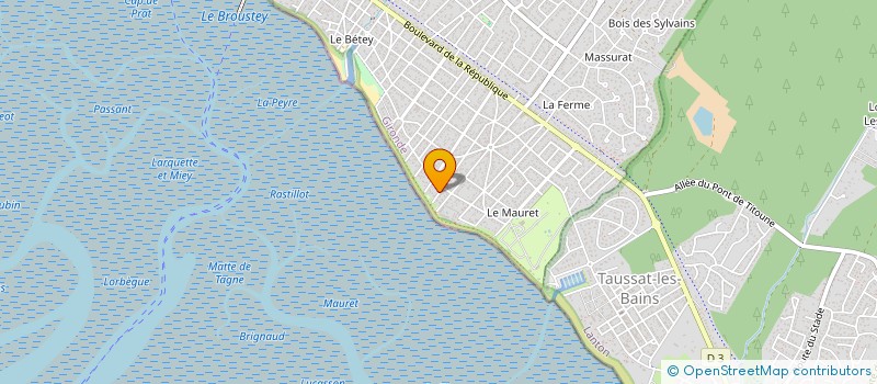 localisation de l'entreprise IRULAN  ANDERNOS-LES-BAINS