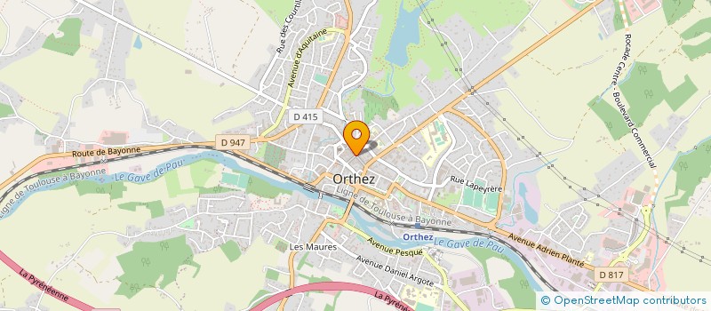 localisation de l'entreprise IRUNA  ORTHEZ