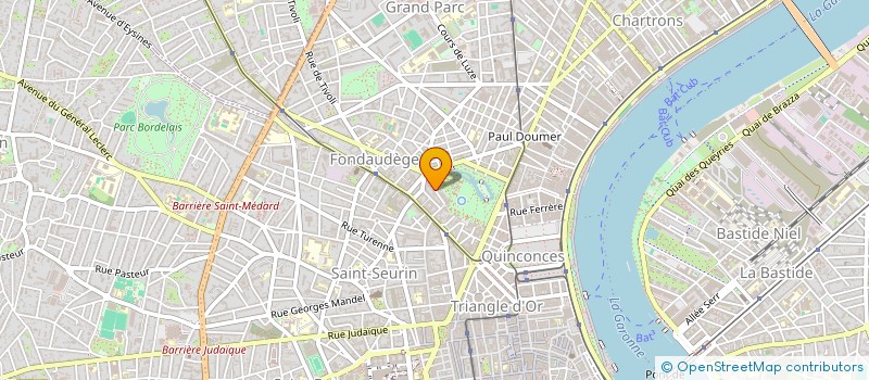 localisation de l'entreprise IRUNA  BORDEAUX