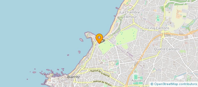 localisation de l'entreprise IRUOGAZ à BIARRITZ