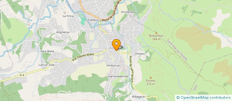 localisation de l'entreprise IRURITURRI à SARE