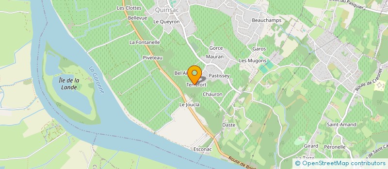 localisation de l'entreprise IRUZU  CAMBLANES-ET-MEYNAC