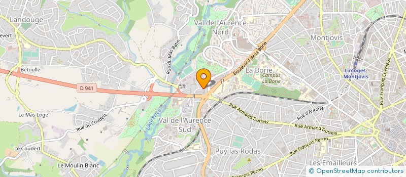 localisation de l'entreprise IRVE MOBILITY à LIMOGES