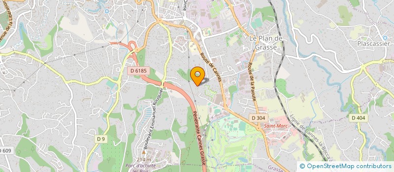 localisation de l'entreprise IRVECOM  GRASSE