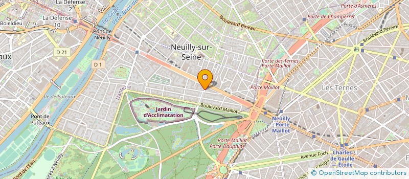 localisation de l'entreprise IRVINN à NEUILLY-SUR-SEINE