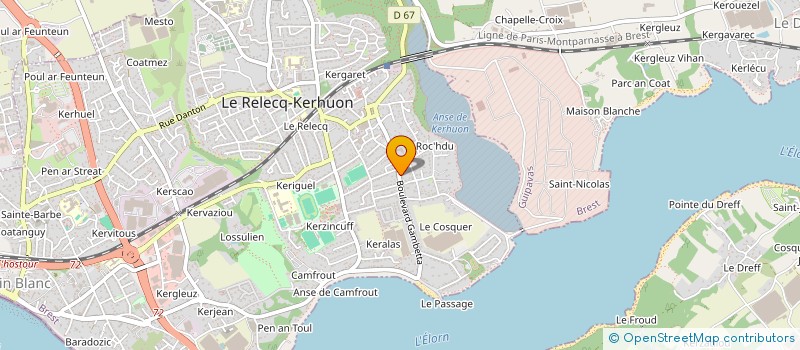 localisation de l'entreprise IRWAZ EXPLORER à LE RELECQ-KERHUON