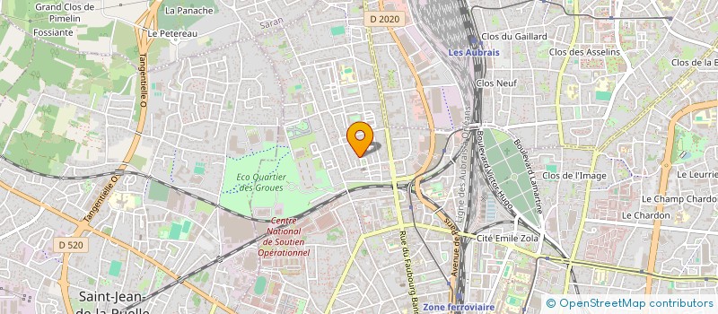 localisation de l'entreprise IRYA à ORLEANS