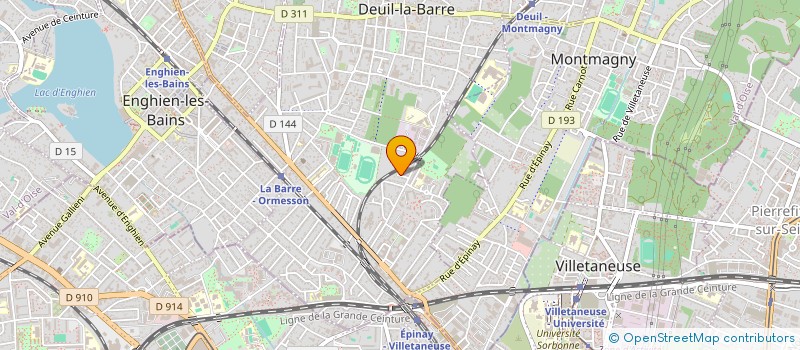 localisation de l'entreprise IRYS IMMOBILIER  DEUIL-LA-BARRE