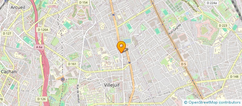 localisation de l'entreprise IRYS PREVENTION NORD SECURITE PRIVEE  VILLEJUIF