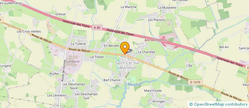 localisation de l'entreprise IRYSS  SAINT-CYR-SUR-MENTHON