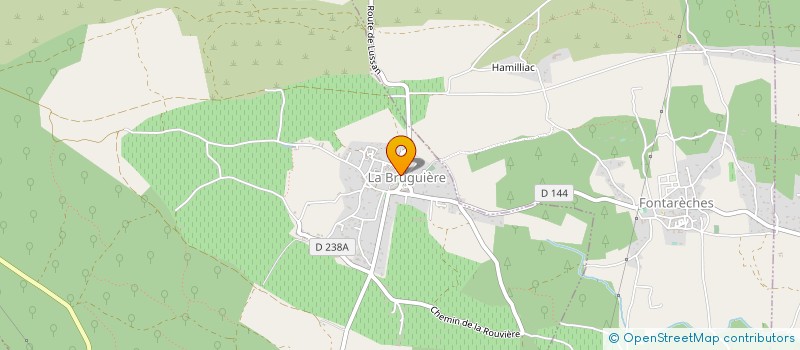 localisation de l'entreprise IS 19.9  LA BRUGUIERE